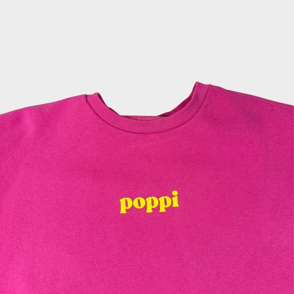 Poppi Soda Iconic Flavor Forever Pink Sweatshirt Crewneck Target Merch XL - Picture 7 of 11
